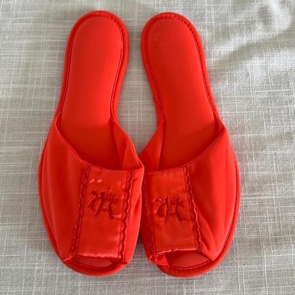 Lorraine Shoes - Vintage Lorraine Slippers Size Medium (6-7)